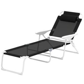 Loungers, Beach Chairs - Not Shipped On Weekends (Option: Black)